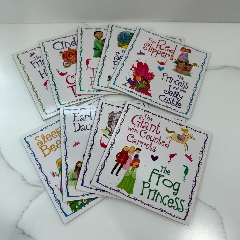 Miles Kelly Princess 2 in 1 Storybook Set 1-20 Missing 2 & 12 Ages 3-7 Fairytale